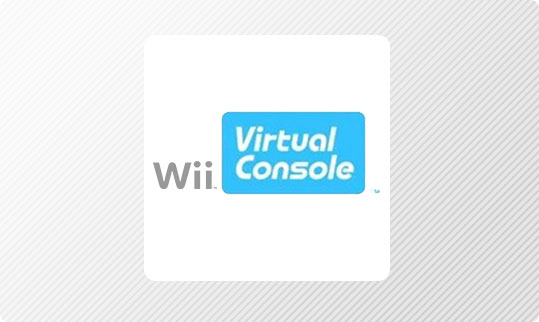 Virtual Console logo from the Nintendo Wii system.