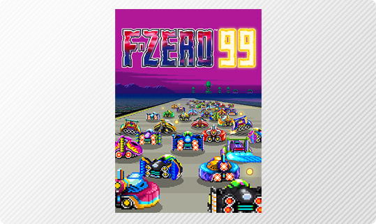 Game box art for the FZero 99 game for the Nintendo Switch.